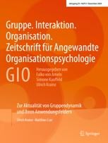 cover: Gruppe. Interaktion. Organisation. Zeitschrift für Angewandte Organisationspsychologie (GIO)