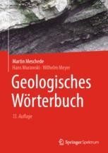 cover: Geologisches Wörterbuch